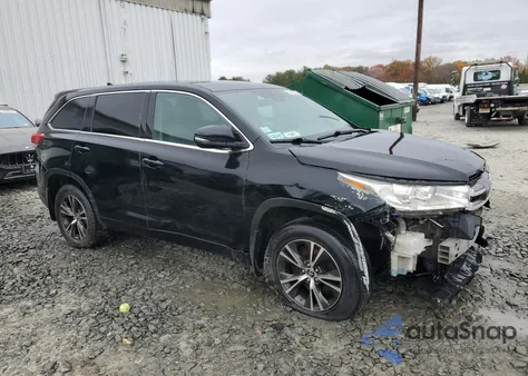 2018 Toyota Highlander Le from USA, damaged, VIN 5TDBZRFH9JS914083
